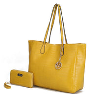 MKF Collection Sadie Oversize Tote Bag & Wallet Set by Mia K - 7DAY'S