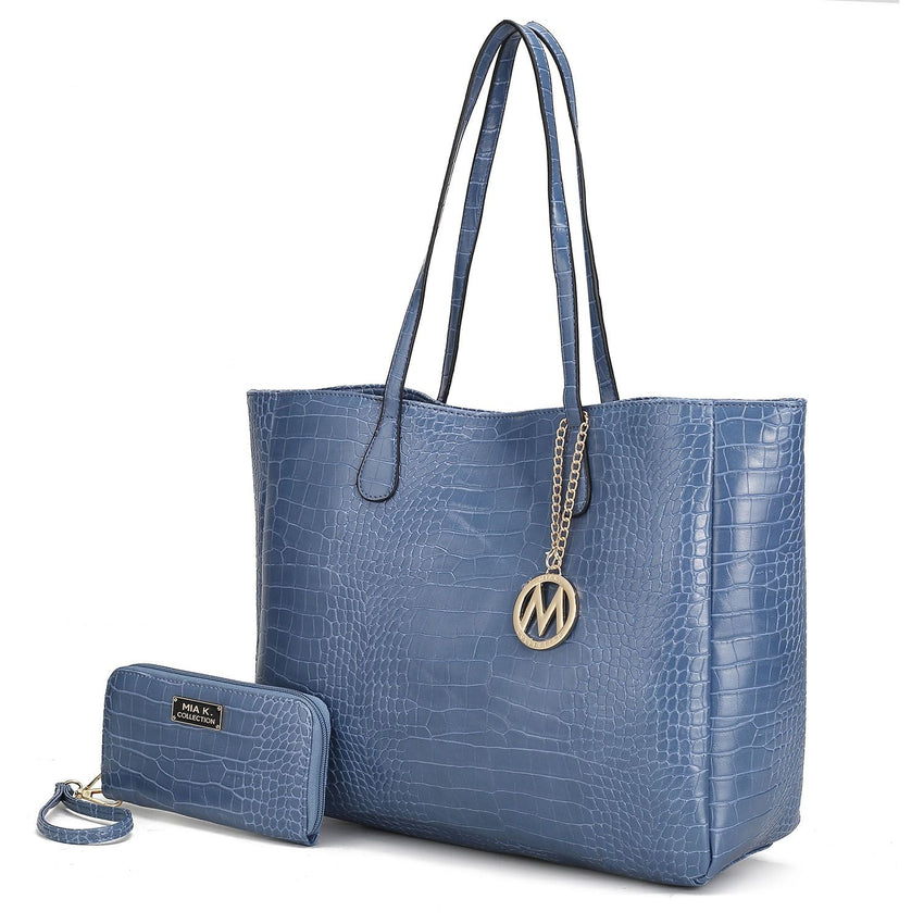 MKF Collection Sadie Oversize Tote Bag & Wallet Set by Mia K - 7DAY'S