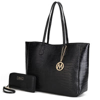 MKF Collection Sadie Oversize Tote Bag & Wallet Set by Mia K - 7DAY'S