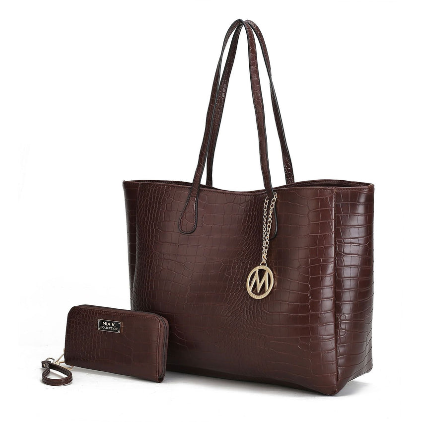 MKF Collection Sadie Oversize Tote Bag & Wallet Set by Mia K - 7DAY'S