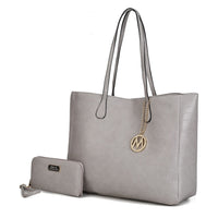 MKF Collection Sadie Oversize Tote Bag & Wallet Set by Mia K - 7DAY'S
