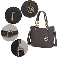 MKF Collection Shoulder Bag for Women, Vegan Leather Handbag Purse Top - Handle Crossbody Bag Tote Bag by Mia K - 7DAY'S