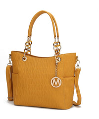 MKF Collection Shoulder Bag for Women, Vegan Leather Handbag Purse Top - Handle Crossbody Bag Tote Bag by Mia K - 7DAY'S