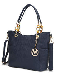 MKF Collection Shoulder Bag for Women, Vegan Leather Handbag Purse Top - Handle Crossbody Bag Tote Bag by Mia K - 7DAY'S