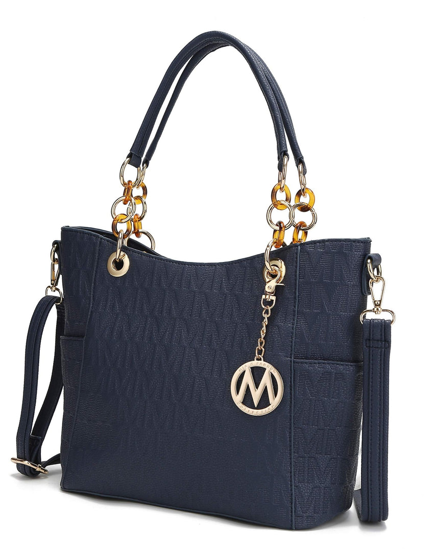 MKF Collection Shoulder Bag for Women, Vegan Leather Handbag Purse Top - Handle Crossbody Bag Tote Bag by Mia K - 7DAY'S