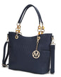 MKF Collection Shoulder Bag for Women, Vegan Leather Handbag Purse Top - Handle Crossbody Bag Tote Bag by Mia K - 7DAY'S