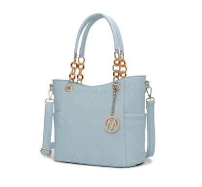 MKF Collection Shoulder Bag for Women, Vegan Leather Handbag Purse Top - Handle Crossbody Bag Tote Bag by Mia K - 7DAY'S