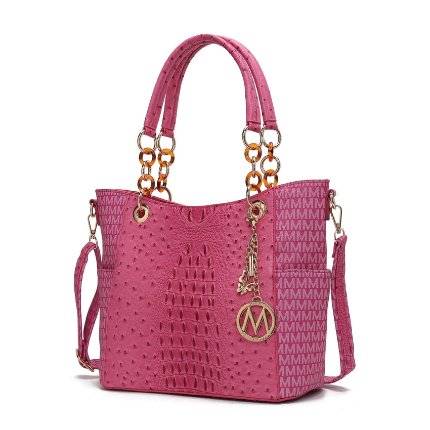 MKF Collection Shoulder Bag for Women, Vegan Leather Handbag Purse Top - Handle Crossbody Bag Tote Bag by Mia K - 7DAY'S