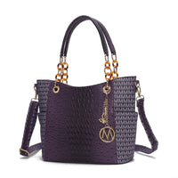 MKF Collection Shoulder Bag for Women, Vegan Leather Handbag Purse Top - Handle Crossbody Bag Tote Bag by Mia K - 7DAY'S