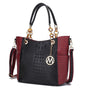 MKF Collection Shoulder Bag for Women, Vegan Leather Handbag Purse Top - Handle Crossbody Bag Tote Bag by Mia K - 7DAY'S
