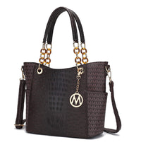 MKF Collection Shoulder Bag for Women, Vegan Leather Handbag Purse Top - Handle Crossbody Bag Tote Bag by Mia K - 7DAY'S