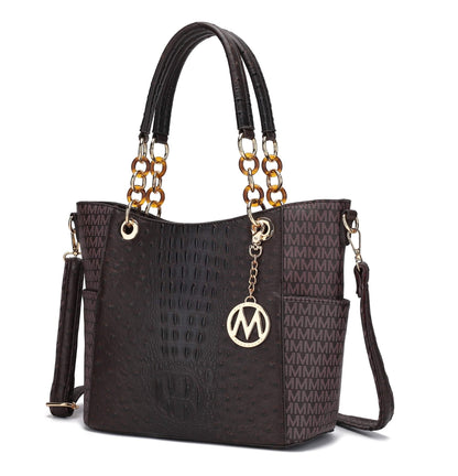 MKF Collection Shoulder Bag for Women, Vegan Leather Handbag Purse Top - Handle Crossbody Bag Tote Bag by Mia K - 7DAY'S