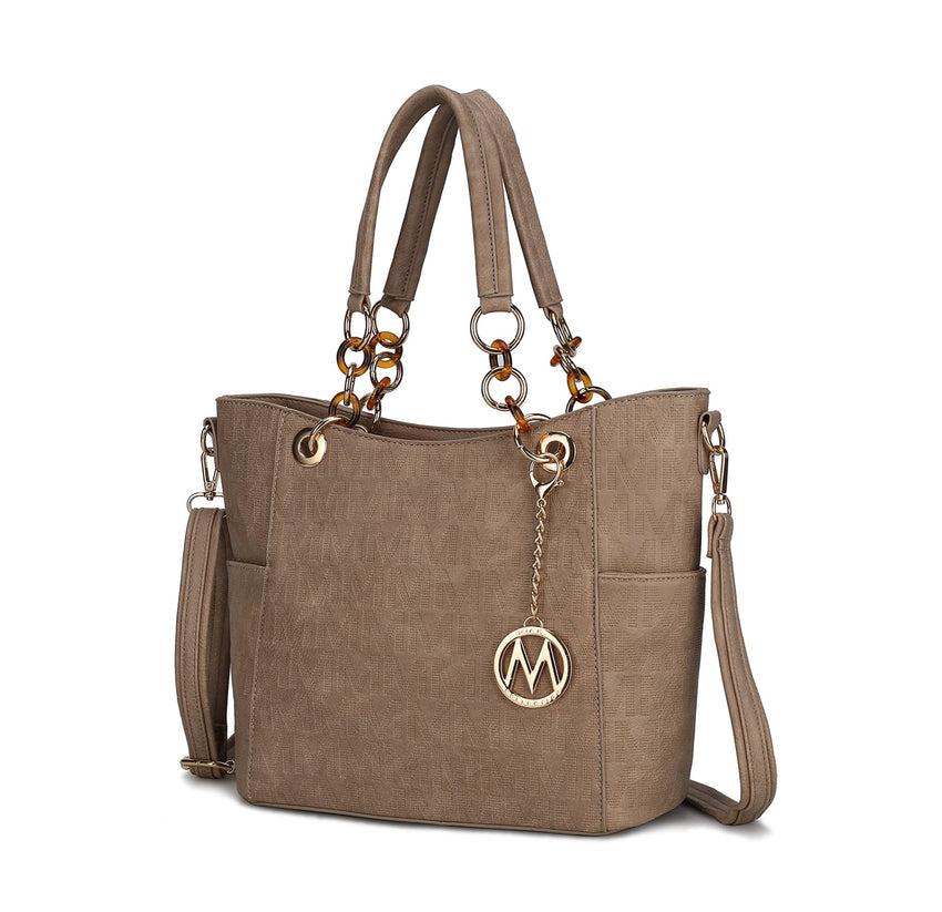 MKF Collection Shoulder Bag for Women, Vegan Leather Handbag Purse Top - Handle Crossbody Bag Tote Bag by Mia K - 7DAY'S