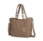 MKF Collection Shoulder Bag for Women, Vegan Leather Handbag Purse Top - Handle Crossbody Bag Tote Bag by Mia K - 7DAY'S
