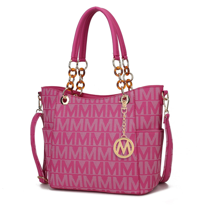 MKF Collection Shoulder Bag for Women, Vegan Leather Handbag Purse Top - Handle Crossbody Bag Tote Bag by Mia K - 7DAY'S