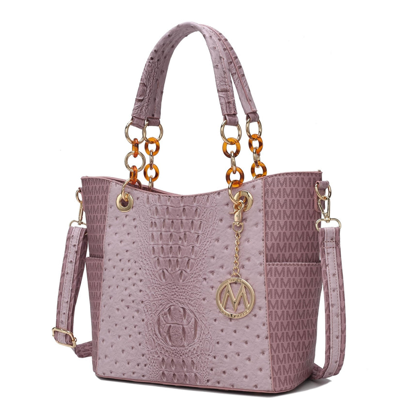 MKF Collection Shoulder Bag for Women, Vegan Leather Handbag Purse Top - Handle Crossbody Bag Tote Bag by Mia K - 7DAY'S