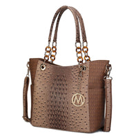 MKF Collection Shoulder Bag for Women, Vegan Leather Handbag Purse Top - Handle Crossbody Bag Tote Bag by Mia K - 7DAY'S
