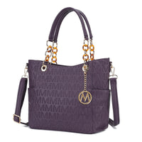 MKF Collection Shoulder Bag for Women, Vegan Leather Handbag Purse Top - Handle Crossbody Bag Tote Bag by Mia K - 7DAY'S