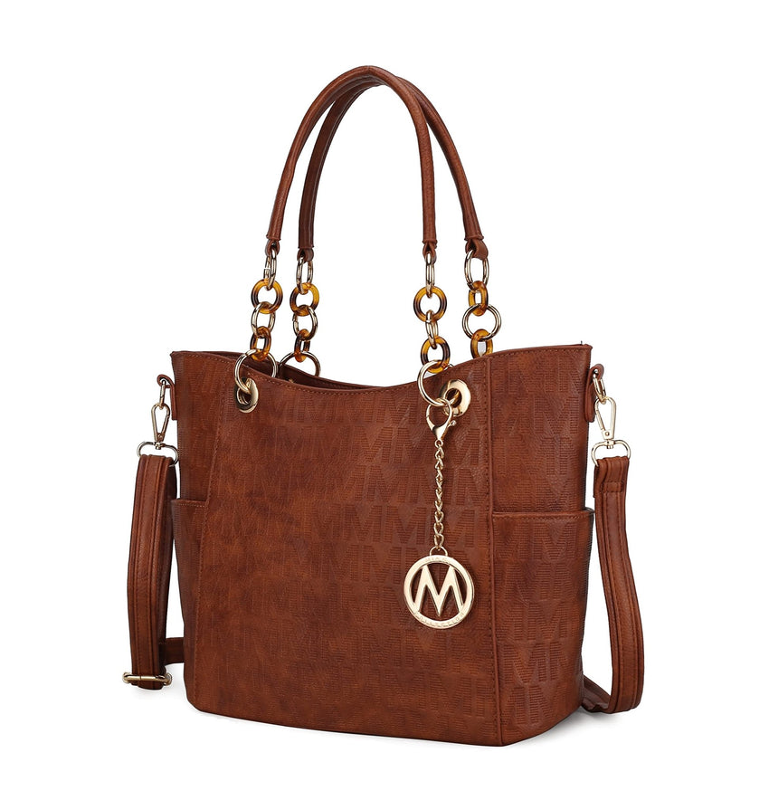 MKF Collection Shoulder Bag for Women, Vegan Leather Handbag Purse Top - Handle Crossbody Bag Tote Bag by Mia K - 7DAY'S