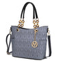 MKF Collection Shoulder Bag for Women, Vegan Leather Handbag Purse Top - Handle Crossbody Bag Tote Bag by Mia K - 7DAY'S
