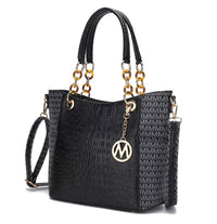MKF Collection Shoulder Bag for Women, Vegan Leather Handbag Purse Top - Handle Crossbody Bag Tote Bag by Mia K - 7DAY'S