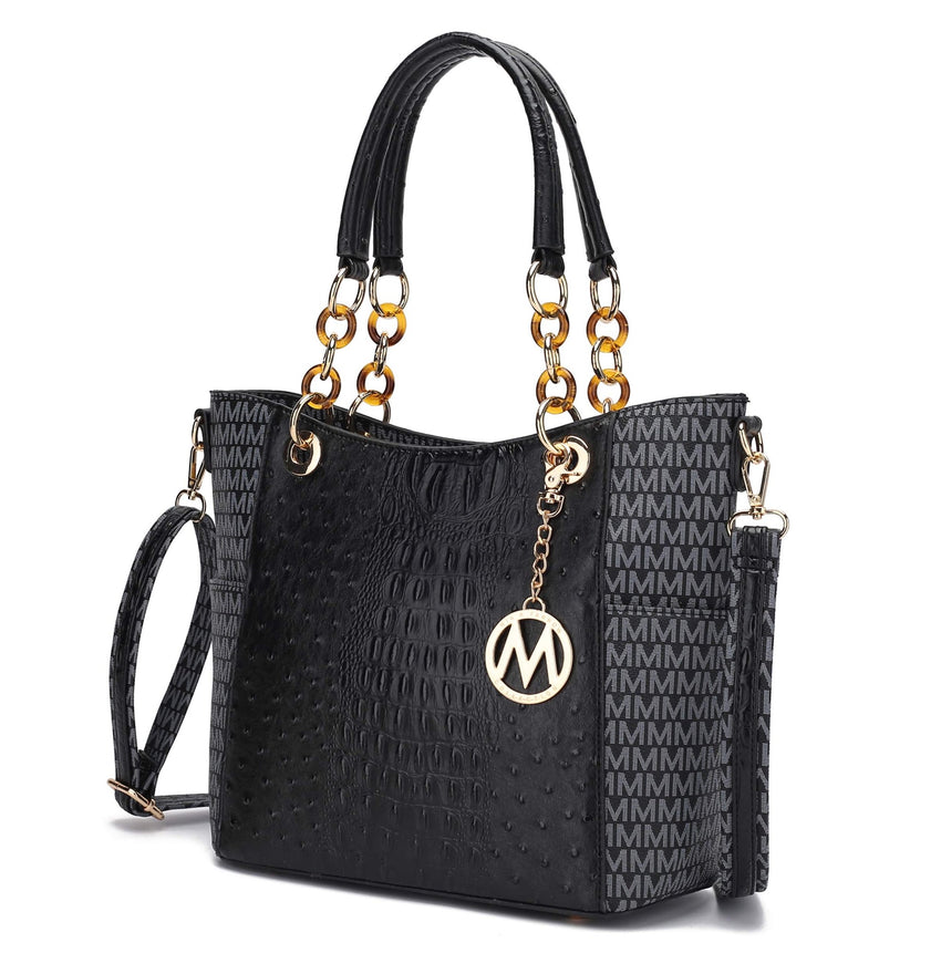 MKF Collection Shoulder Bag for Women, Vegan Leather Handbag Purse Top - Handle Crossbody Bag Tote Bag by Mia K - 7DAY'S