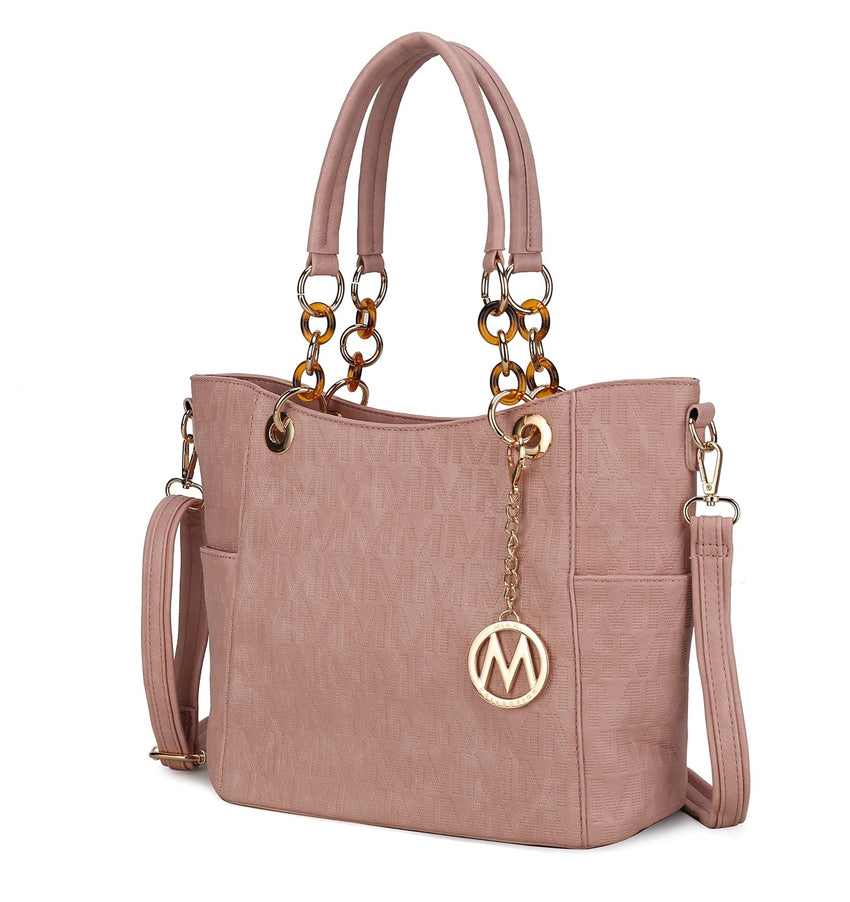 MKF Collection Shoulder Bag for Women, Vegan Leather Handbag Purse Top - Handle Crossbody Bag Tote Bag by Mia K - 7DAY'S