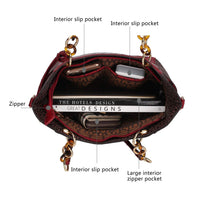 MKF Collection Shoulder Bag for Women, Vegan Leather Handbag Purse Top - Handle Crossbody Bag Tote Bag by Mia K - 7DAY'S