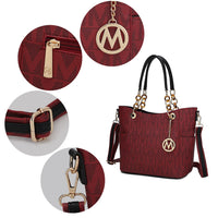 MKF Collection Shoulder Bag for Women, Vegan Leather Handbag Purse Top - Handle Crossbody Bag Tote Bag by Mia K - 7DAY'S
