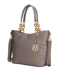MKF Collection Shoulder Bag for Women, Vegan Leather Handbag Purse Top - Handle Crossbody Bag Tote Bag by Mia K - 7DAY'S