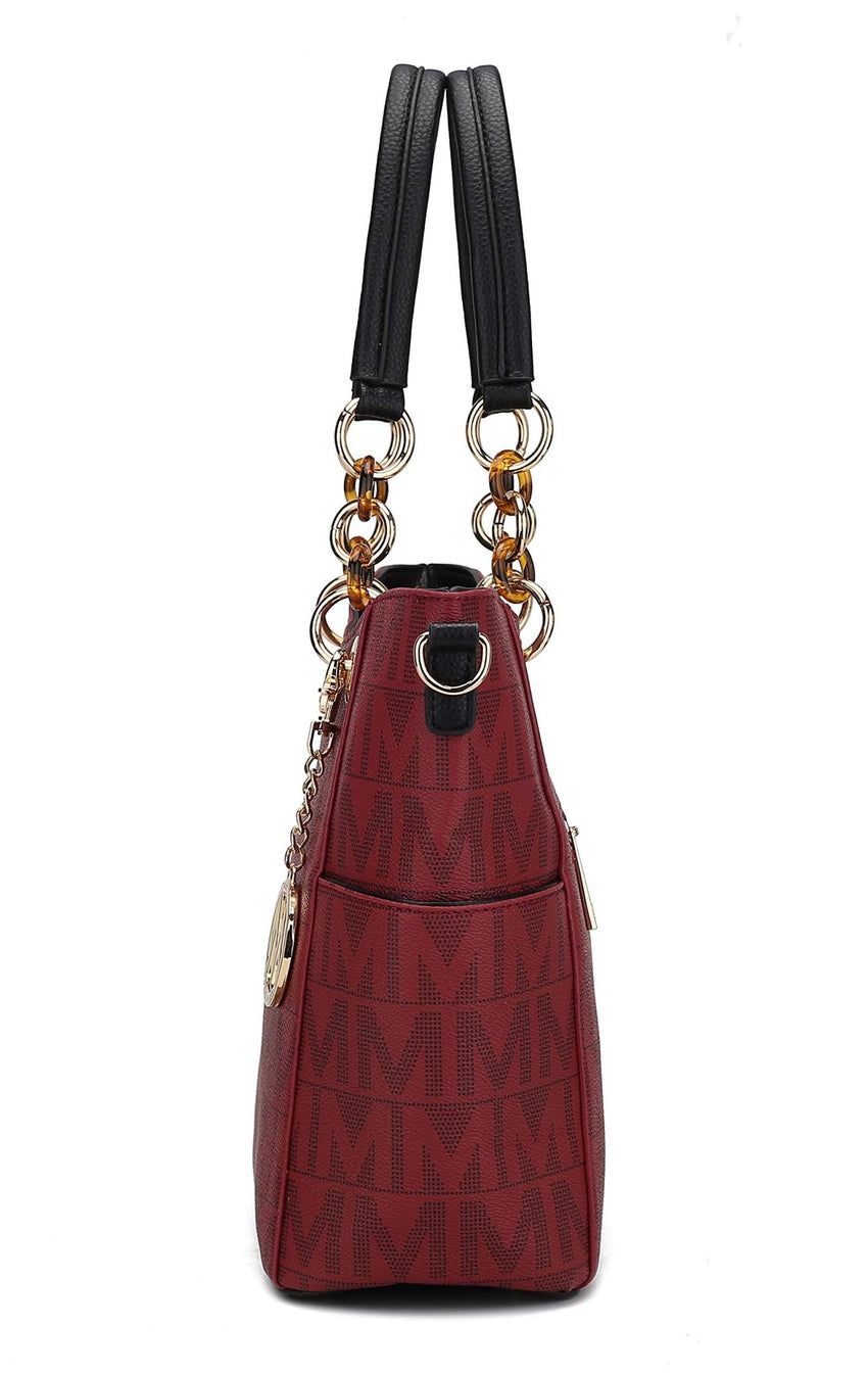 MKF Collection Shoulder Bag for Women, Vegan Leather Handbag Purse Top - Handle Crossbody Bag Tote Bag by Mia K - 7DAY'S