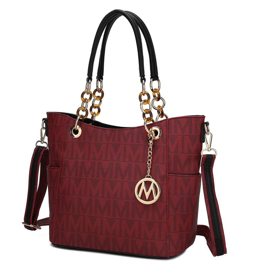 MKF Collection Shoulder Bag for Women, Vegan Leather Handbag Purse Top - Handle Crossbody Bag Tote Bag by Mia K - 7DAY'S