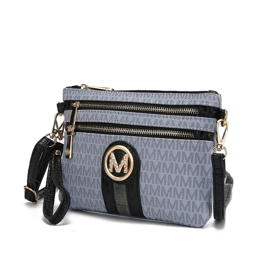 MKF Collection Tarren Signature Crossbody/ Wristlet by Mia k - 7DAY'S