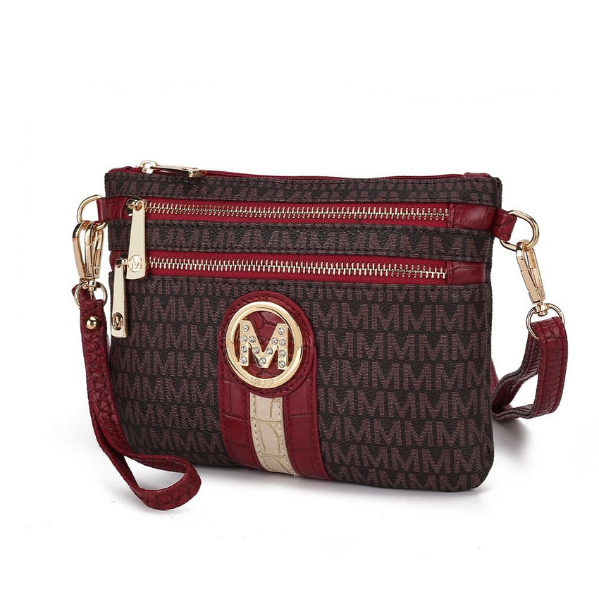 MKF Collection Tarren Signature Crossbody/ Wristlet by Mia k - 7DAY'S