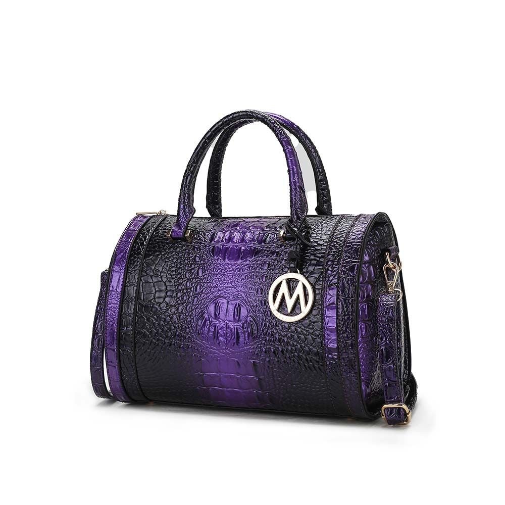 MKF Collection Usal Croc - Embossed Satchel Women's Bag by Mia K - 7DAY'S