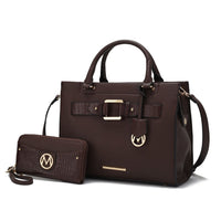 MKF Collection Virginia Vegan Leather Women Tote Bag with Wallet by Mia K - 7DAY'S