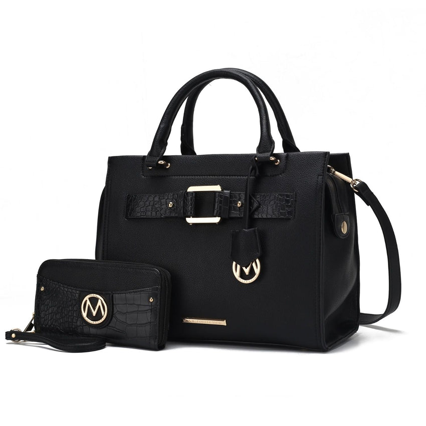MKF Collection Virginia Vegan Leather Women Tote Bag with Wallet by Mia K - 7DAY'S