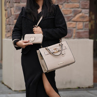 MKF Collection Virginia Vegan Leather Women Tote Bag with Wallet by Mia K - 7DAY'S