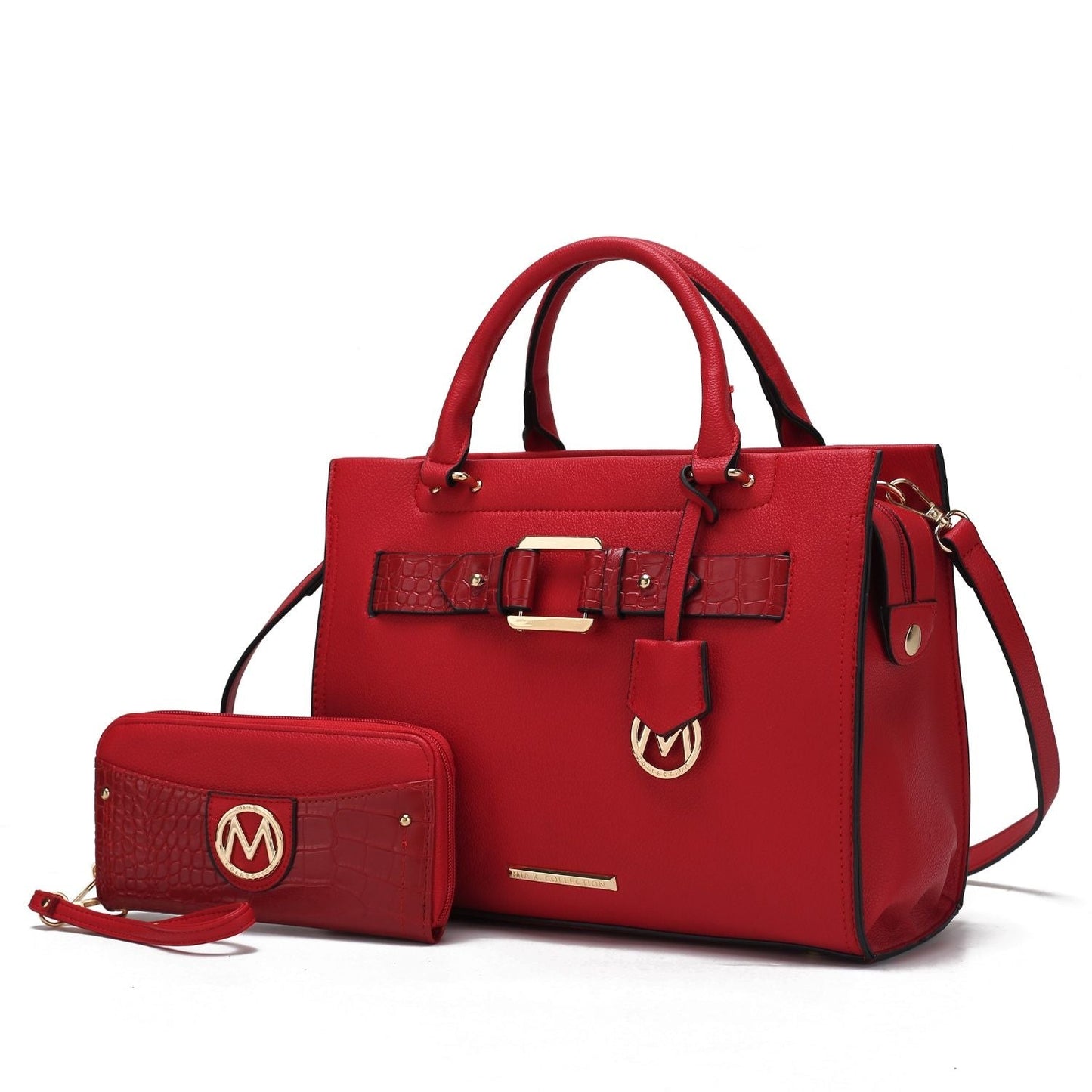 MKF Collection Virginia Vegan Leather Women Tote Bag with Wallet by Mia K - 7DAY'S