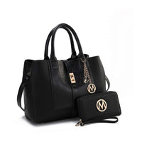 MKF Collection Yola Satchel Bag with Wallet Vegan Leather Women by Mia K - 7DAY'S