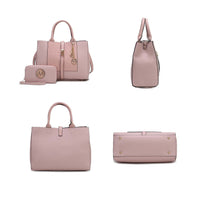MKF Collection Yola Satchel Bag with Wallet Vegan Leather Women by Mia K - 7DAY'S