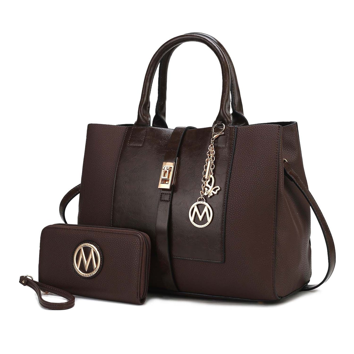 MKF Collection Yola Satchel Bag with Wallet Vegan Leather Women by Mia K - 7DAY'S