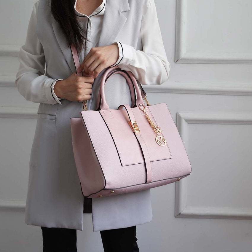 MKF Collection Yola Satchel Bag with Wallet Vegan Leather Women by Mia K - 7DAY'S