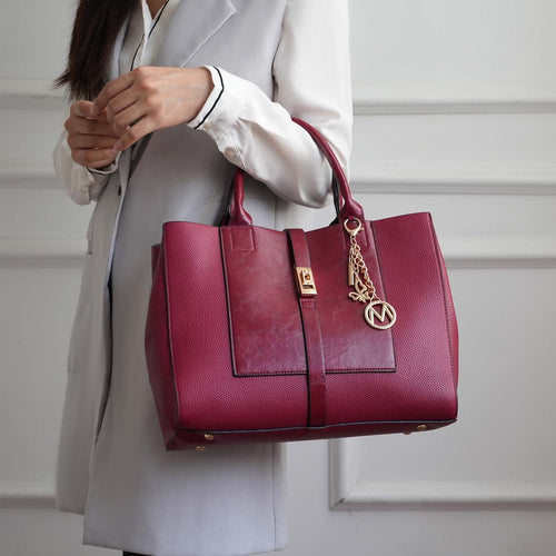 MKF Collection Yola Satchel Bag with Wallet Vegan Leather Women by Mia K - 7DAY'S