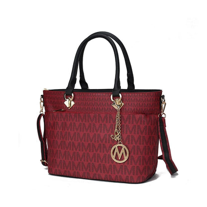 MKF Collection Yonah Tote Signature Printed Vegan Leather by Mia K - 7DAY'S