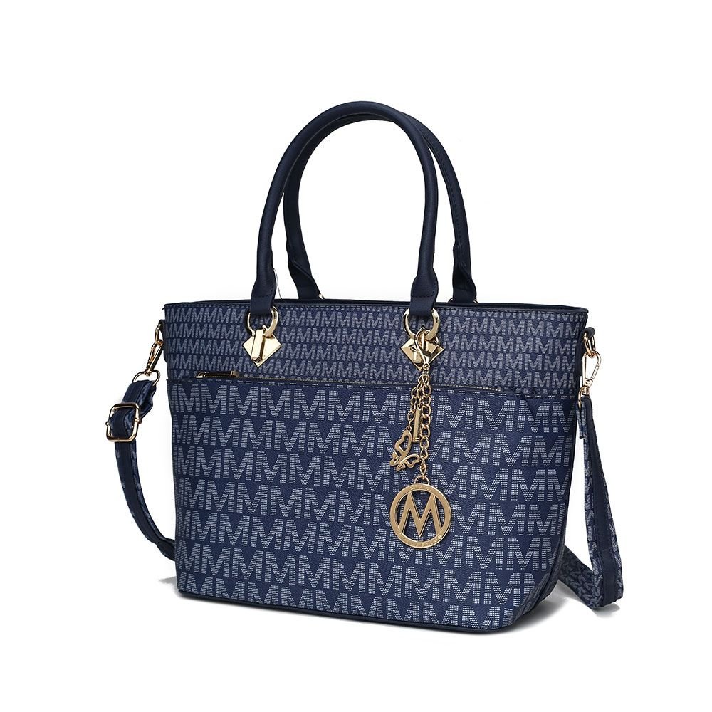 MKF Collection Yonah Tote Signature Printed Vegan Leather by Mia K - 7DAY'S