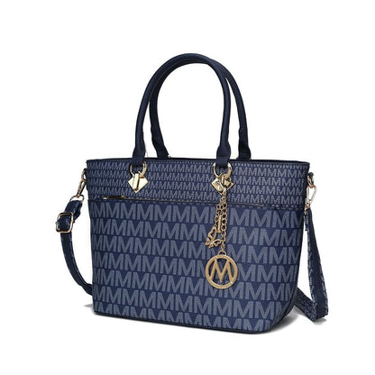 MKF Collection Yonah Tote Signature Printed Vegan Leather by Mia K - 7DAY'S