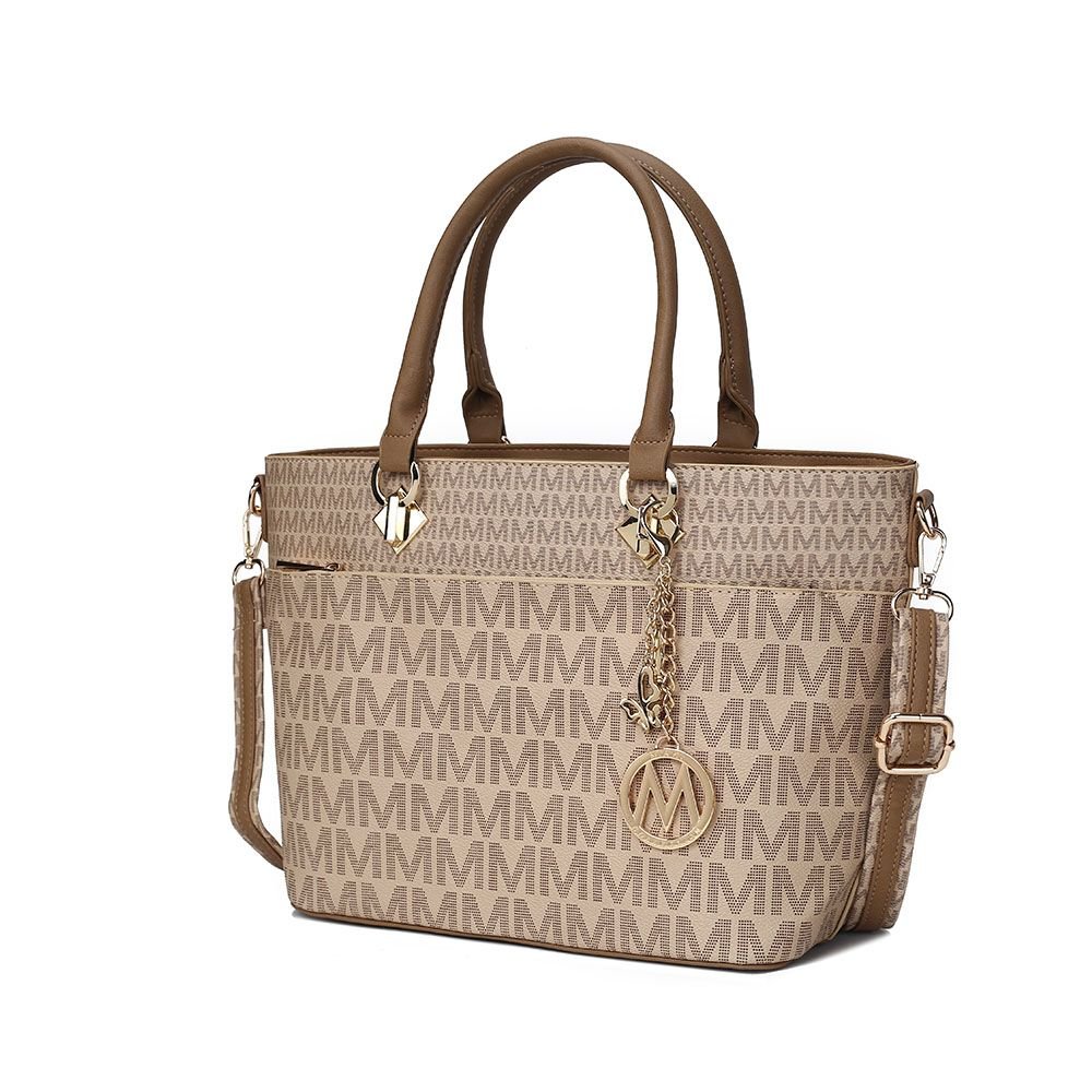 MKF Collection Yonah Tote Signature Printed Vegan Leather by Mia K - 7DAY'S