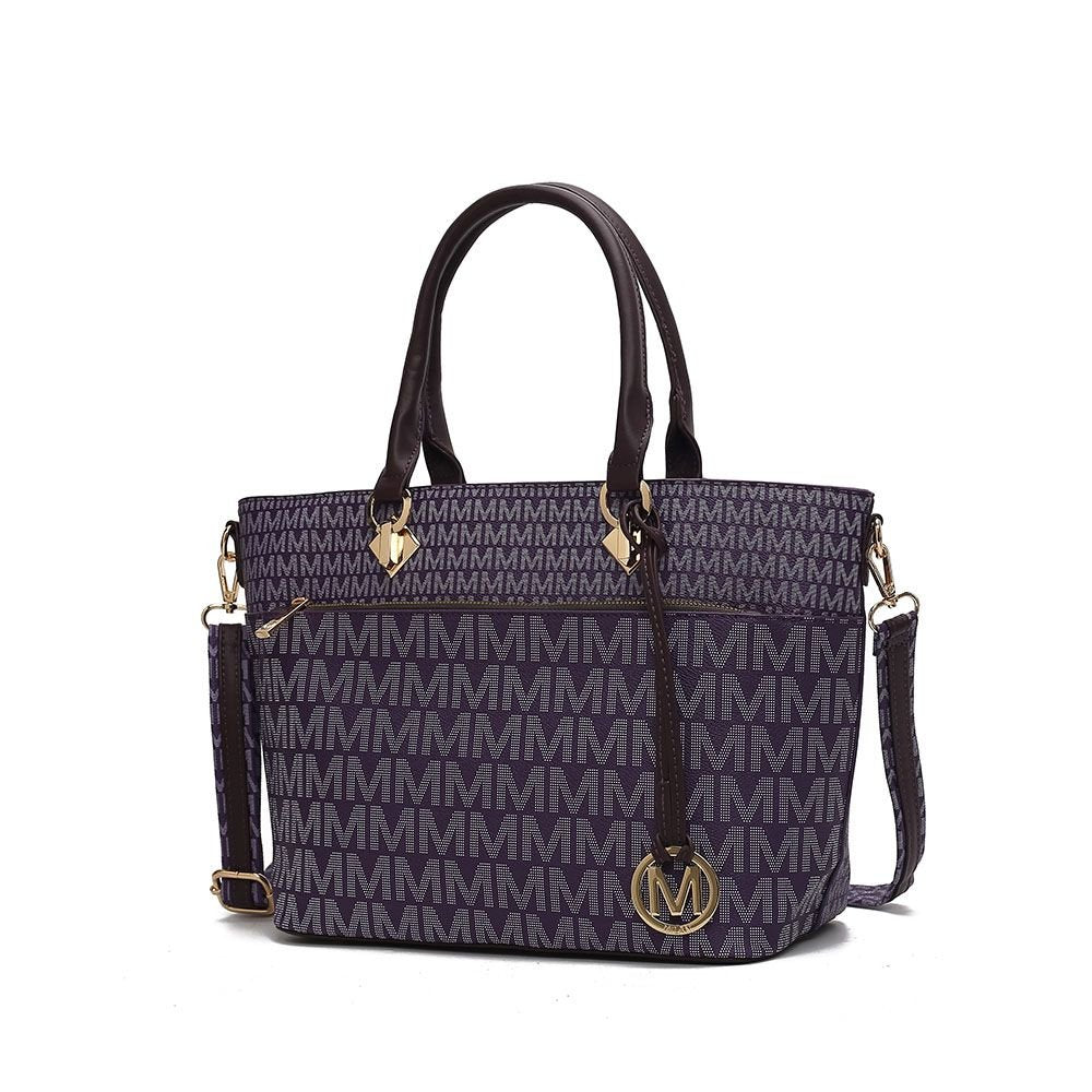 MKF Collection Yonah Tote Signature Printed Vegan Leather by Mia K - 7DAY'S