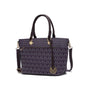 MKF Collection Yonah Tote Signature Printed Vegan Leather by Mia K - 7DAY'S